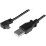 StarTech.com Micro-USB Oplaad en sync kabel M/M rechtsgehoekte Micro-USB 24 AWG 0.5 m (USBAUB50CMRA) thumbnail