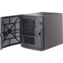 Supermicro CSE-721TQ-350B computerbehuizing Mini Tower Zwart 250 W (CSE-721TQ-350B) thumbnail