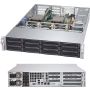 Supermicro SuperChassis 826BAC4-R1K23WB Rack Zwart 1200 W (CSE-826BAC4-R1K23WB) thumbnail