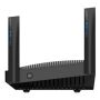Linksys HYDRA PRO 6E draadloze router Gigabit Ethernet Tri-band (2,4 GHz / 5 GHz / 6 GHz) Zwart (MR7500) thumbnail