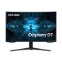 Samsung G Series Odyssey G7 computer monitor 81,3 cm (32") 2560 x 1440 Pixels Quad HD QLED Zwart (LC32G74TQSUXZG) thumbnail