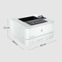 HP LaserJet Pro HP 4002dne printer, Zwart-wit, Printer voor Kleine en middelgrote ondernemingen, Print, HP+; Geschikt voor HP Instant Ink; printen vanaf telefoon of tablet; Dubbelzijdig afdrukken (2Z605E#B19) thumbnail