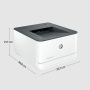 HP LaserJet Pro 3002dwe printer, Zwart-wit, Printer voor Kleine en middelgrote ondernemingen, Print, Dubbelzijdig afdrukken (3G652E#B19) thumbnail