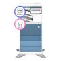 HP LaserJet Color Enterprise Flow MFP 6800zfsw printer (6QN37A#B19) thumbnail