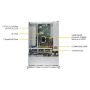 Supermicro SuperServer 5029P-WTR Intel C622 LGA 3647 (Socket P) Rack (2U) Zwart (SYS-5029P-WTR) thumbnail