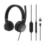 Lenovo Go Wired ANC Headset Bedraad Hoofdband Car/Home office USB Type-C Zwart (4XD1C99223) thumbnail