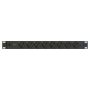 Vertiv PowerGo EP0G81A1 energiedistributie 8 AC-uitgang(en) 1U Zwart (EP0G81A1) thumbnail
