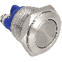 DELOCK Pilzkopf Taster Einbau 16mm 2x Lötanschl. (kurz) 32mm (22119) thumbnail