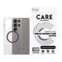 PanzerGlass CARE™ by ® Urban Combat Case Transparent w. Plum Purple Qi Compatible Samsung Galaxy S25 Ultra mobiele telefoon behuizingen Hoes Transparant (CRRFUTCG38488) thumbnail