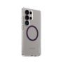 PanzerGlass CARE™ by ® Urban Combat Case Transparent w. Plum Purple Qi Compatible Samsung Galaxy S25 Ultra mobiele telefoon behuizingen Hoes Transparant (CRRFUTCG38488) thumbnail