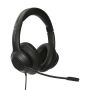 Targus AEH102GL hoofdtelefoon/headset Bedraad Hoofdband Oproepen/muziek USB Type-A Zwart (AEH102GL) thumbnail