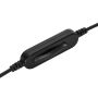 Targus AEH102GL hoofdtelefoon/headset Bedraad Hoofdband Oproepen/muziek USB Type-A Zwart (AEH102GL) thumbnail
