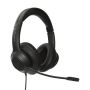 Targus AEH102GL hoofdtelefoon/headset Bedraad Hoofdband Oproepen/muziek USB Type-A Zwart (AEH102GL) thumbnail