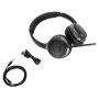 Targus AEH104GL hoofdtelefoon/headset Bedraad en draadloos Hoofdband Oproepen/muziek USB Type-C Bluetooth Zwart (AEH104GL) thumbnail