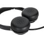 Targus AEH104GL hoofdtelefoon/headset Bedraad en draadloos Hoofdband Oproepen/muziek USB Type-C Bluetooth Zwart (AEH104GL) thumbnail