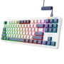 Trust GXT873 ACIRA Tri Wireless Keyboard White (26052) thumbnail