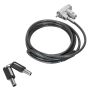Targus ASP95MKGLX-25 kabelslot Zilver 2 m (ASP95MKGLX-25) thumbnail