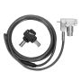 Targus ASP95MKGLX-25 kabelslot Zilver 2 m (ASP95MKGLX-25) thumbnail