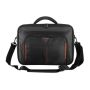 DELL Classic+ notebooktas 35,6 cm (14") Aktetas Zwart, Rood (CN414EU) thumbnail