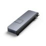 HYPER HD575-GRY-GL interface hub USB 3.2 Gen 1 (3.1 Gen 1) Type-C 5000 Mbit/s Grijs (HD575-GRY-GL) thumbnail
