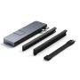 HYPER HD575-GRY-GL interface hub USB 3.2 Gen 1 (3.1 Gen 1) Type-C 5000 Mbit/s Grijs (HD575-GRY-GL) thumbnail
