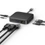 HYPER HD583-GL notebook dock & poortreplicator Docking USB 3.2 Gen 1 (3.1 Gen 1) Type-C Zwart (HD583-GL) thumbnail