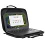 Targus TED006GL notebooktas 29,5 cm (11.6") Aktetas/klassieke tas Zwart, Grijs (TED006GL) thumbnail