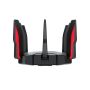 TP-Link ARCHER GX90 draadloze router Gigabit Ethernet Tri-band (2.4 GHz / 5 GHz / 5 GHz) Zwart, Rood (ARCHER GX90) thumbnail