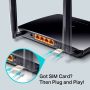 TP-Link Archer MR200 draadloze router Fast Ethernet Dual-band (2.4 GHz / 5 GHz) 4G Zwart (ARCHER MR200 V3) thumbnail