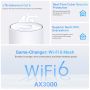 TP-Link Deco X50-4G Dual-band (2.4 GHz / 5 GHz) Wi-Fi 6 (802.11ax) Wit 3 Intern (DECO X50-4G(1-PACK)) thumbnail