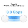 TP-Link DECO X50-POE(1-PACK) mesh-wifi-systeem Dual-band (2.4 GHz / 5 GHz) Wi-Fi 6 (802.11ax) Wit 3 Intern (DECO X50-POE(1-PACK)) thumbnail