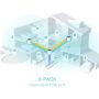 TP-Link AX3000 Dual-band (2.4 GHz / 5 GHz) Wi-Fi 6 (802.11ax) Wit 3 Intern (DECO X55(3-PACK)) thumbnail