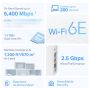 TP-Link Deco XE75 Pro (3-pack) Tri-band (2,4 GHz / 5 GHz / 6 GHz) Wi-Fi 6E (802.11ax) Wit Intern (DECO XE75 PRO(3-PACK)) thumbnail