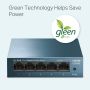TP-Link LS105G Unmanaged Gigabit Ethernet (10/100/1000) Blauw (LS105G) thumbnail