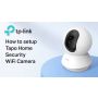 TP-Link Tapo C200 Bolvormig IP-beveiligingscamera Binnen 1920 x 1080 Pixels Plafond (TAPO C200) thumbnail