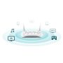TP-Link TD-W9960 draadloze router Fast Ethernet Single-band (2.4 GHz) 4G Wit (TD-W9960) thumbnail