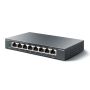 TP-Link TL-RP108GE netwerk-switch Managed L2 Gigabit Ethernet (10/100/1000) Power over Ethernet (PoE) Zwart (TL-RP108GE) thumbnail