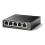 TP-Link TL-SF1005LP netwerk-switch Unmanaged Fast Ethernet (10/100) Power over Ethernet (PoE) Zwart (TL-SF1005LP) thumbnail