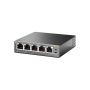 TP-Link TL-SF1005P Unmanaged Fast Ethernet (10/100) Power over Ethernet (PoE) Zwart (TL-SF1005P) thumbnail