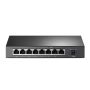 TP-Link TL-SF1008P Unmanaged Fast Ethernet (10/100) Power over Ethernet (PoE) Zwart (TL-SF1008P) thumbnail