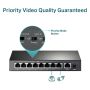 TP-Link TL-SF1009P netwerk-switch Unmanaged Fast Ethernet (10/100) Power over Ethernet (PoE) Zwart (TL-SF1009P) thumbnail