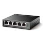 TP-Link TL-SG1005LP netwerk-switch Unmanaged Gigabit Ethernet (10/100/1000) Power over Ethernet (PoE) Zwart (TL-SG1005LP) thumbnail