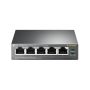 TP-Link TL-SG1005P Unmanaged Gigabit Ethernet (10/100/1000) Power over Ethernet (PoE) Zwart (TL-SG1005P) thumbnail