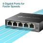 TP-Link TL-SG105E Managed L2 Gigabit Ethernet (10/100/1000) Zwart (TL-SG105E) thumbnail