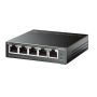 TP-Link TL-SG105MPE netwerk-switch L2 Gigabit Ethernet (10/100/1000) Power over Ethernet (PoE) Zwart (TL-SG105MPE) thumbnail