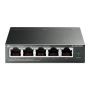 TP-Link TL-SG105PE netwerk-switch Managed L2 Gigabit Ethernet (10/100/1000) Power over Ethernet (PoE) Zwart (TL-SG105PE) thumbnail