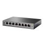 TP-Link TL-SG108PE Managed L2 Gigabit Ethernet (10/100/1000) Power over Ethernet (PoE) Zwart (TL-SG108PE) thumbnail