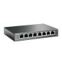 TP-Link TL-SG108PE Managed L2 Gigabit Ethernet (10/100/1000) Power over Ethernet (PoE) Zwart (TL-SG108PE) thumbnail