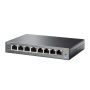 TP-Link TL-SG108PE Managed L2 Gigabit Ethernet (10/100/1000) Power over Ethernet (PoE) Zwart (TL-SG108PE) thumbnail