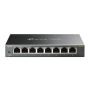 TP-Link Omada TL-SG108S netwerk-switch Unmanaged Gigabit Ethernet (10/100/1000) Zwart (TL-SG108S) thumbnail